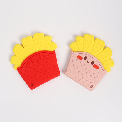 Silicone Teething Toy French Fries Shape Baby Teether 4