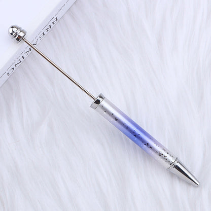 UV Plating Starry Sky Sequins Gradient Beadable Ballpoint Pens DIY Craft Supplies 16