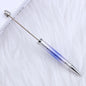 UV Plating Starry Sky Sequins Gradient Beadable Ballpoint Pens DIY Craft Supplies 16