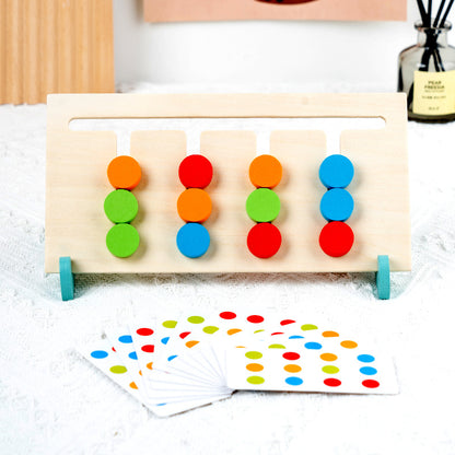 Wooden Shape Pairing Montessori Toys for Toddlers 24.5cm 4