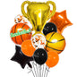 Sports Champions Foil Balloon Set Baseball Soccer Basketball Rugby 18 Inch 7