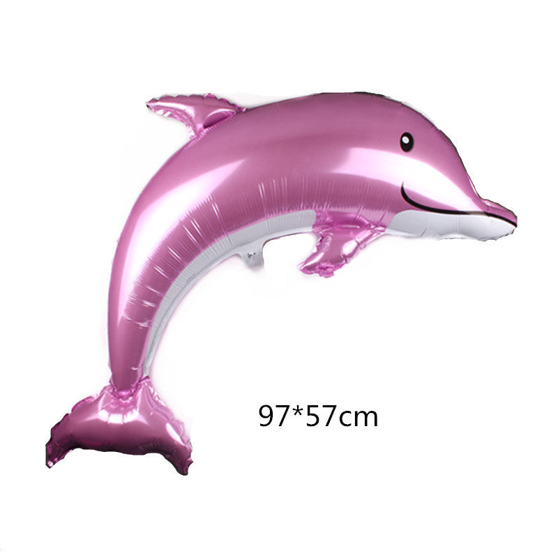 Marine Fish Foil Balloon Set Party Decoration 5pcs 29