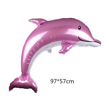 Marine Fish Foil Balloon Set Party Decoration 5pcs 29