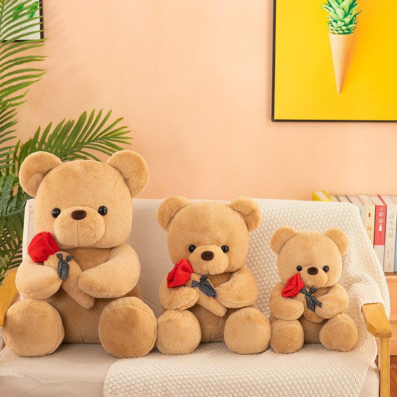 Rose Bear Plush Toy Valentine Teddy Bear Gift 25cm 35cm 45cm 4