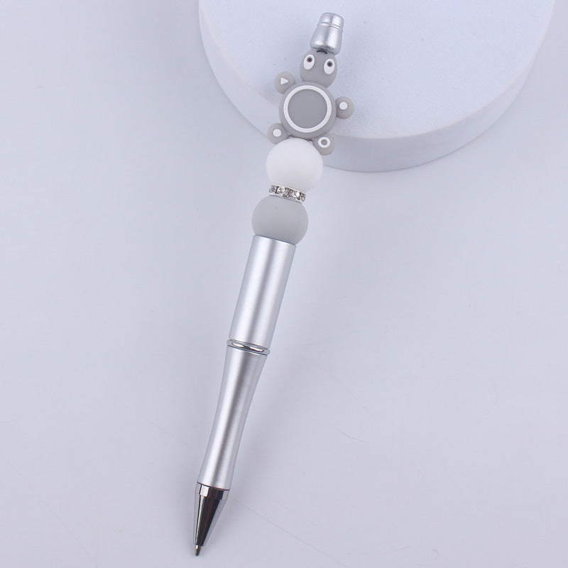 Animal Silicone Beaded Pens Handmade Novelty Ballpoint Pen Gift 33