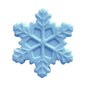 20pcs Silicone Focal Beads Snowflake Front Facing Detailed Design 10
