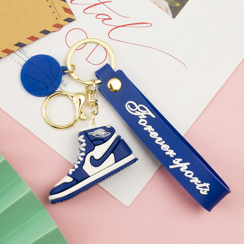 Shoe Sneaker Keychain PVC Soft Rubber Basketball Charm 10