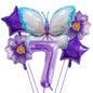 Butterfly Foil Balloon Set Birthday Party Decoration 40 Inch 36