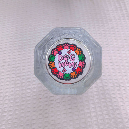 20Pcs Silicone Focal Beads Color Dog Claw Card Design 6