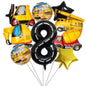 Construction Vehicle Foil Balloon Set 40 Inch Engineering Theme 10