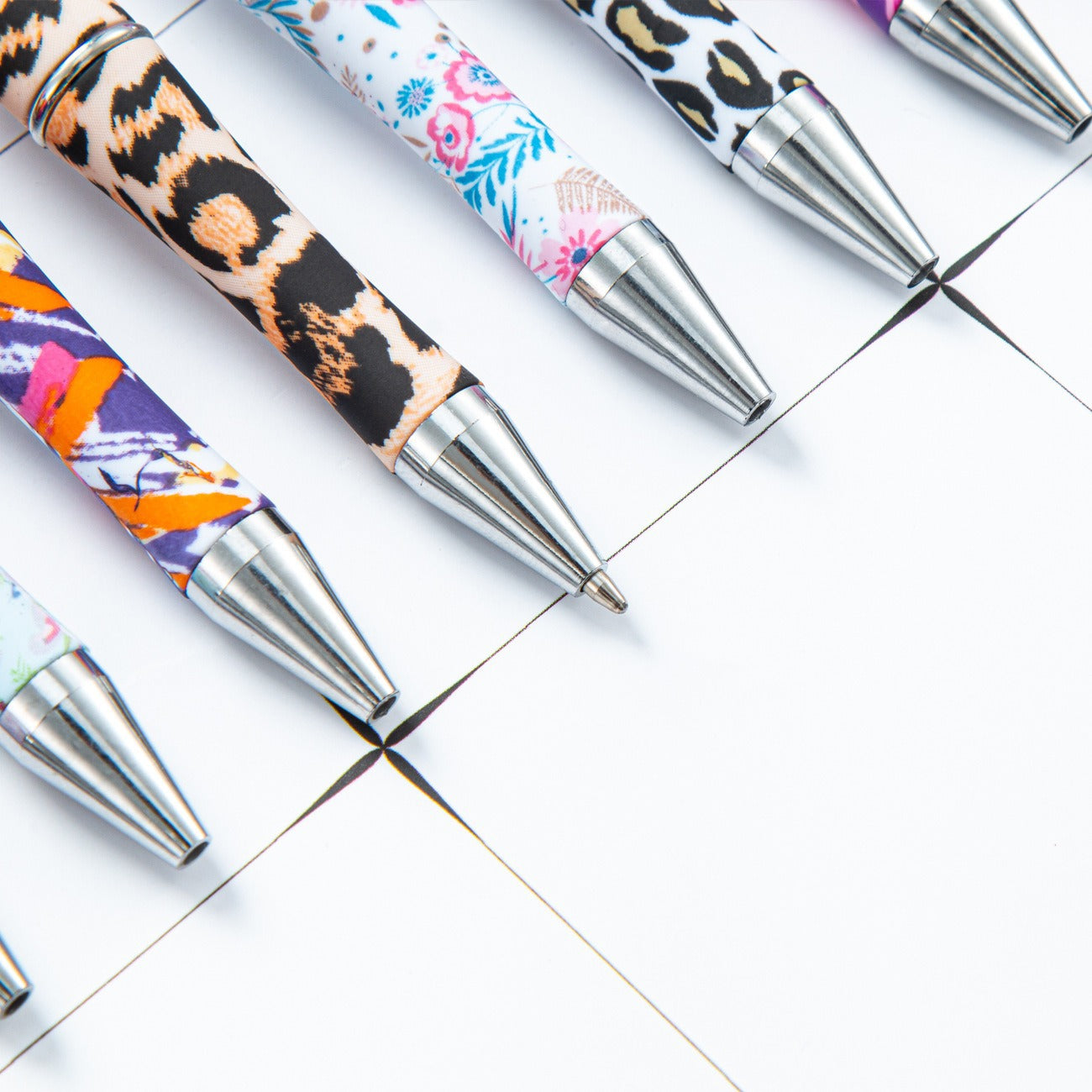 DIY Student Graduation Season Series Printed Beadable Ballpoint Pen Plastic 3