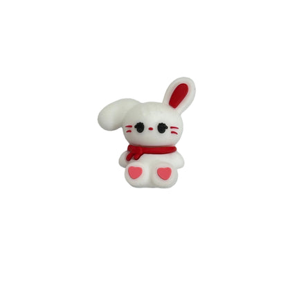 20Pcs Silicone 3D Focal Beads Cute Cartoon Animals Mixed Designs 6