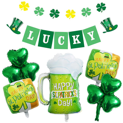 St. Patrick's Day Foil Balloon Set Party Decoration 8