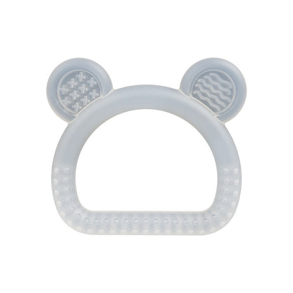 Bear Head Silicone Teething Toy Handheld for Baby 80x72x14mm 14