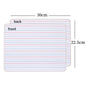 Melamine Double Sided Dry Erase Lapboard Educational Toy 30cm 9