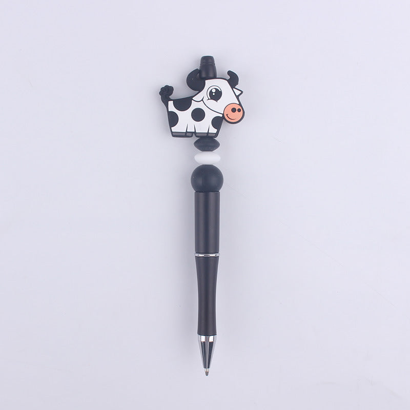 Cartoon Animal Silicone Beaded Pens Handmade Novelty Pen Gift 18
