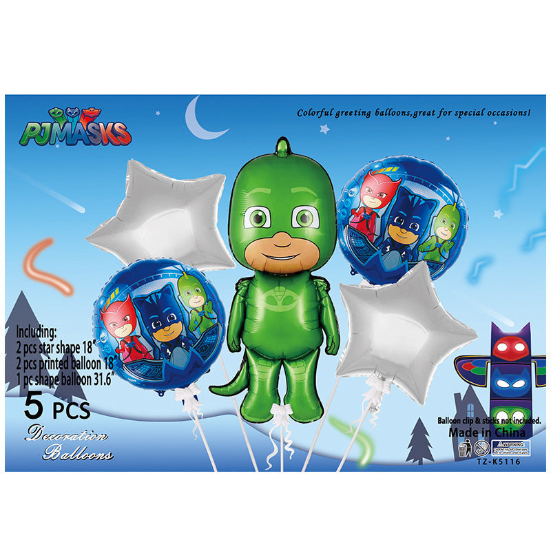 Cartoon Character Foil Balloon Set Kids Party Decoration 2 Sets 41