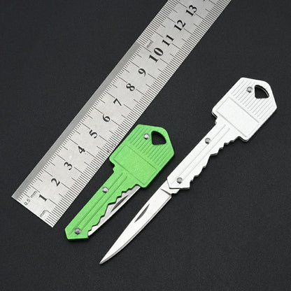 Mini Foldable Key Knife Stainless Steel Pocket Survival Tool 2