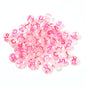 100pcs Letter Acrylic Beads Transparent Candy Color DIY Bracelet Making 22