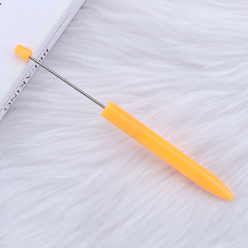 Long Creative Plastic Beadable Ballpoint Pens DIY Craft Supplies 7