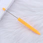 Long Creative Plastic Beadable Ballpoint Pens DIY Craft Supplies 7