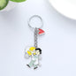 Love Couple Alloy Keychain Metal Romantic Charm 11