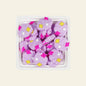 Silicone Focal Beads Shell Shape with Decorative Sparkles 12