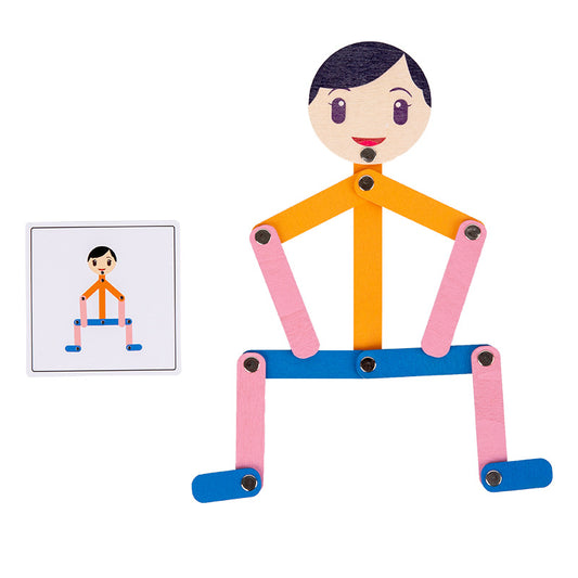 Wooden Sports Puzzle Educational Toy Early Development for Kids