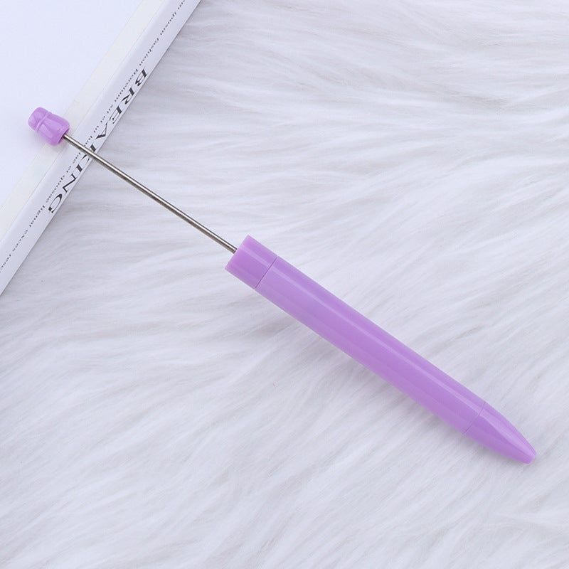 Long Creative Plastic Beadable Ballpoint Pens DIY Craft Supplies 19