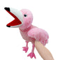 Plush Parrot Hand Puppet Pretend Play Toy 40cm 6