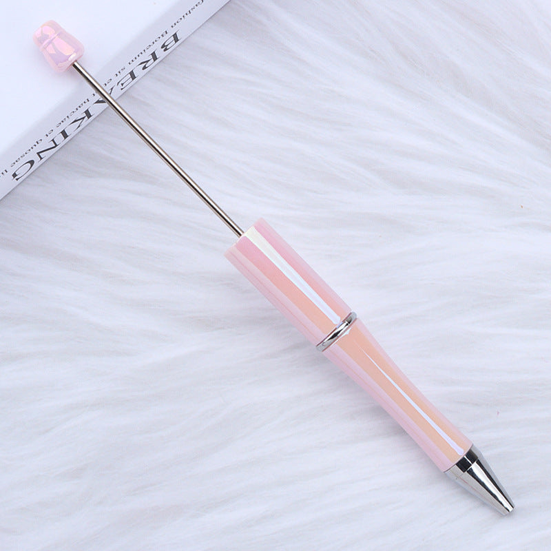 Handle Gradient Color Beadable Ballpoint Pens DIY Rainbow Opal Craft Supplies 7
