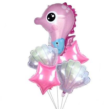 Ocean Animal Theme Foil Balloon Set Birthday Party Decoration 6