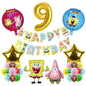 SpongeBob SquarePants Foil Balloon Set Birthday Party Decoration 2Set 11
