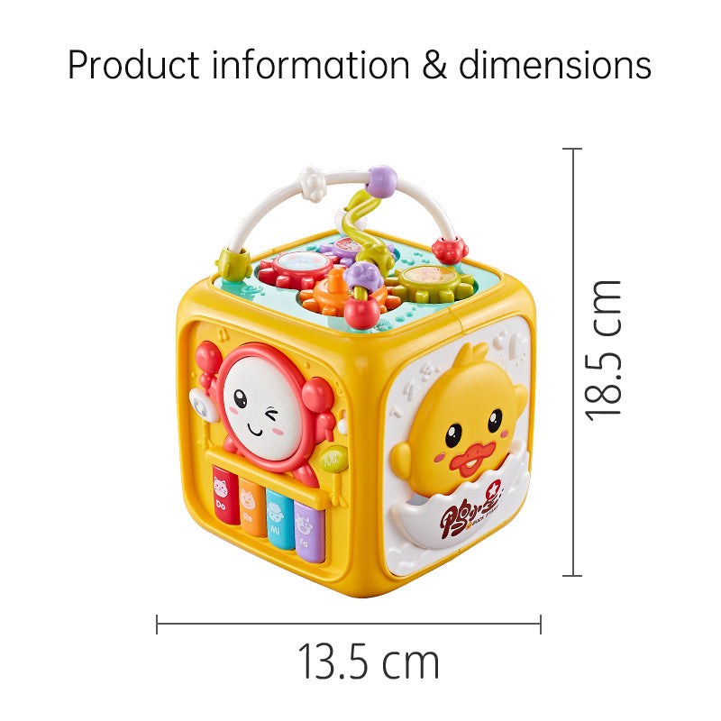 Plastic Six-Sided Drum Kids Musical Instrument Early Education Toy 5