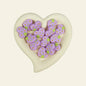 Silicone Focal Beads Pentagram Heart Shaped with Star Detail 12