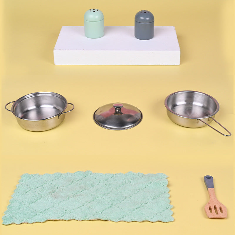 Wooden Pretend Play Kitchen Toy Mini Playset 3