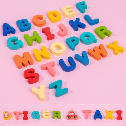Wooden Magnetic Puzzle Board Montessori Toys Educational Toy 5