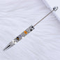 Halloween Beadable Pens Printed Pumpkin Ghost Spider Bat Design 10