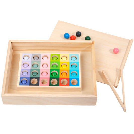 Wooden Color Sorting Montessori Toys for Toddlers