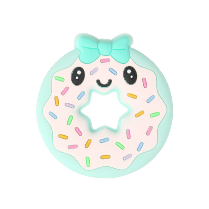 Silicone Donut Shape Baby Teething Toys 5 Pack 6