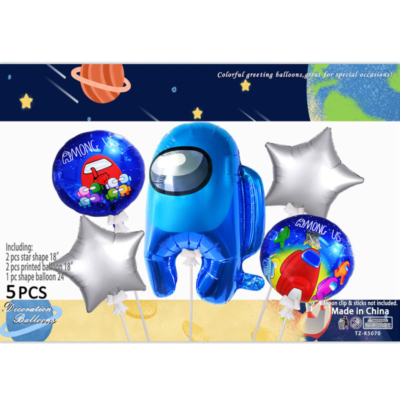 Mermaid Foil Balloon Set Kids Birthday Party Decoration 2 Sets 54