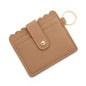 PU Leather Keychain Coin Purse Card Holder Compact Design 33