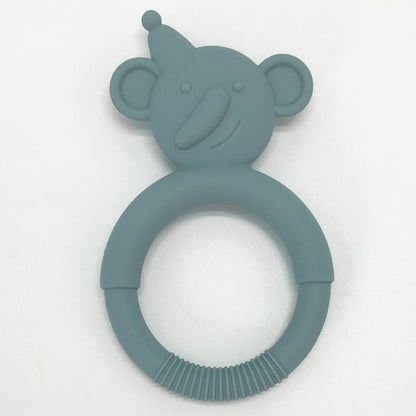 Silicone Baby Teething Toy Snowman Shape 2 Pcs Set 14