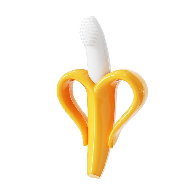 Silicone Banana Shape Teething Toy with Suction Cup for Baby 6