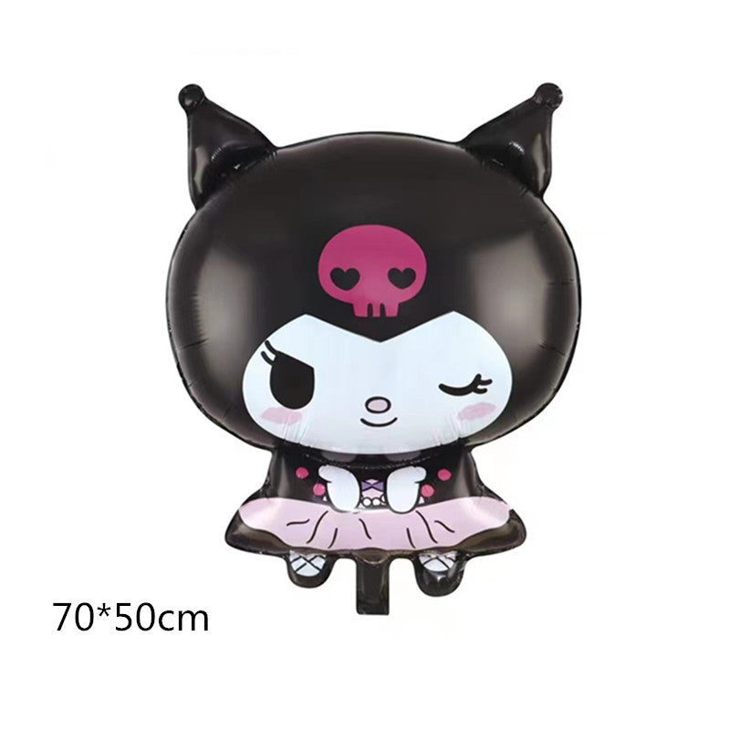 Sanrio Kuromi Melody Foil Balloons Birthday Party Decoration 5pcs 9