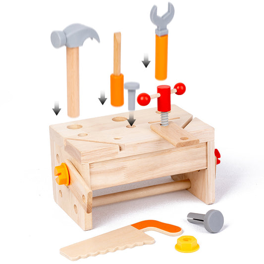 Wooden Tool Basket Montessori Toys Fine Motor Skills