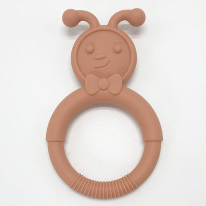Silicone Baby Teether Bow Shape Soft Teething Toy 2 Pack 3