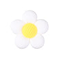 Silicone Focal Beads Flower Children Smiling Face with Rose Red Flower 12