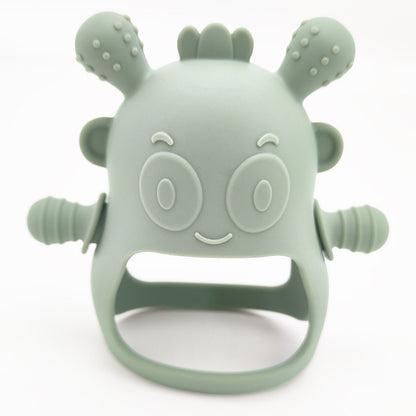 Silicone Baby Teething Toy Monster Grip Shape 2 Pack 5