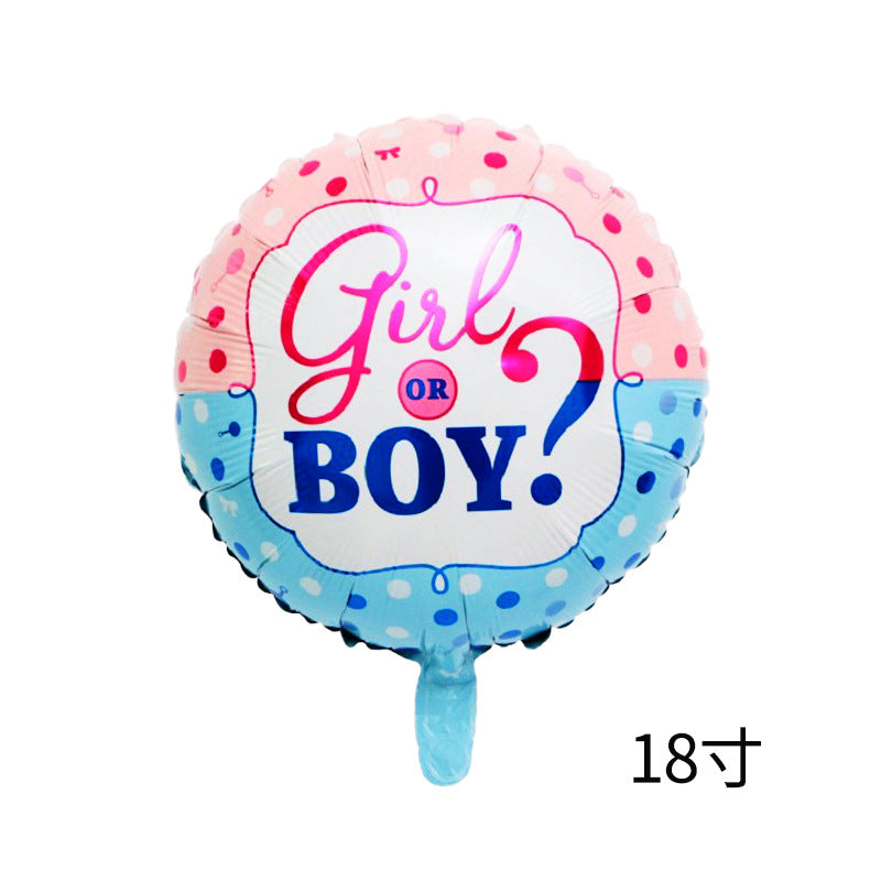 Gender Reveal Foil Balloon Set Baby Shower Party Decoration 50pcs 21